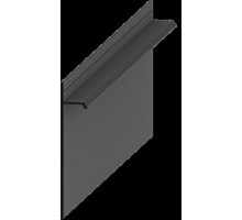 Скрытый плинтус Pro Design (черный RAL9005 МУАР, 323, 2700 мм)