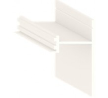 Теневой плинтус скрытого монтажа Pro Design, 380, 2700 мм , Белый грунт  