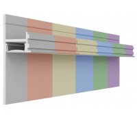 Теневой плинтус скрытого монтажа Pro Design, 7209, 2700 мм , Любой цвет по RAL  