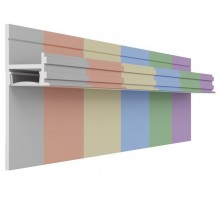 Теневой плинтус скрытого монтажа Pro Design, 7209, 2700 мм , Любой цвет по RAL  