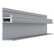 Теневой плинтус скрытого монтажа Pro Design 7210 2700 мм. Белый грунт 